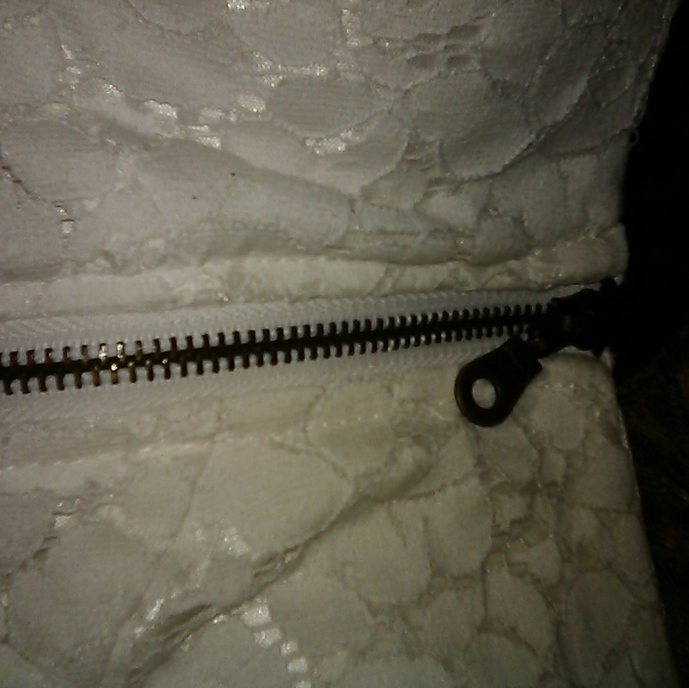 Guess strapless corset lace top